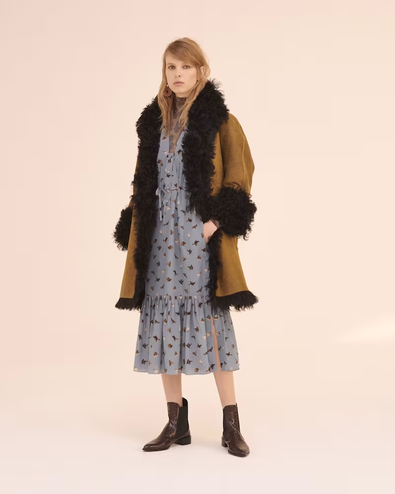 Topshop Unique BELVOIR Textured Chelsea Boots