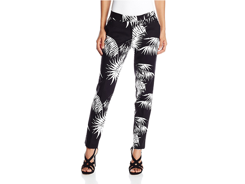 Vince Camuto Palm Silhouette Ankle Pant