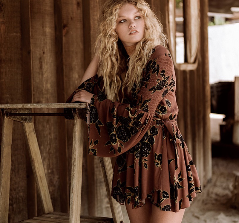 Free People Forever Love Printed Tunic