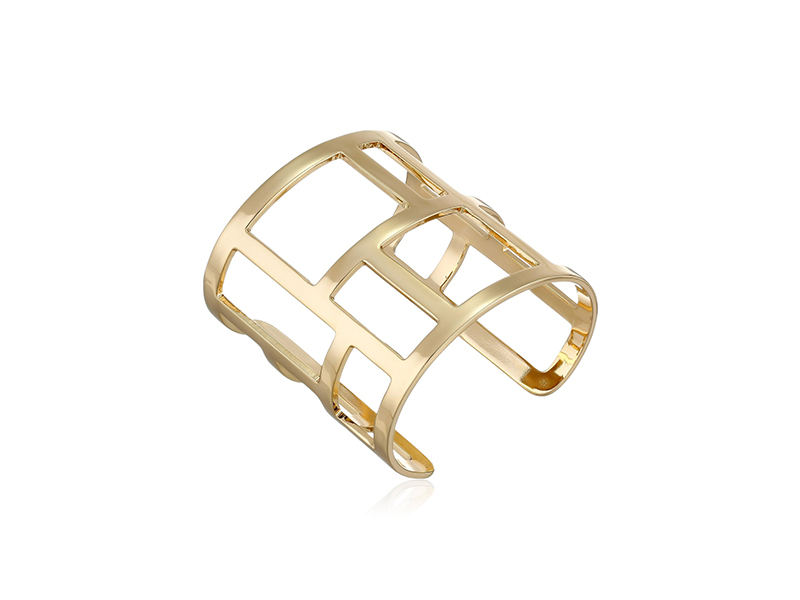 French Connection Gold-Tone Cutout Cuff Bracelet