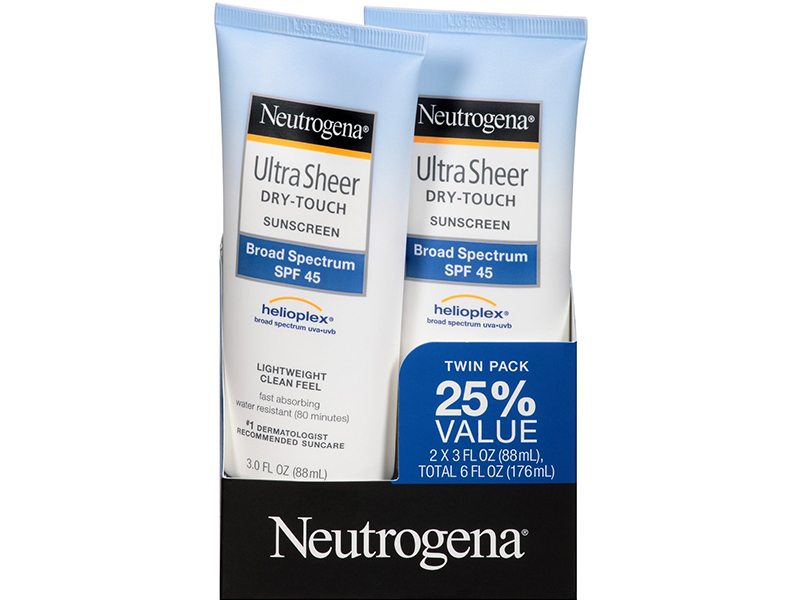 Neutrogena Ultra Sheer Dry-Touch Sunscreen Broad Spectrum SPF 45