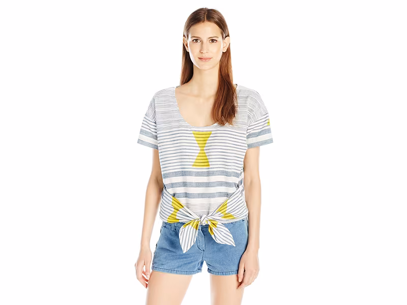 Plenty by Tracy Reese Tie Front Tee