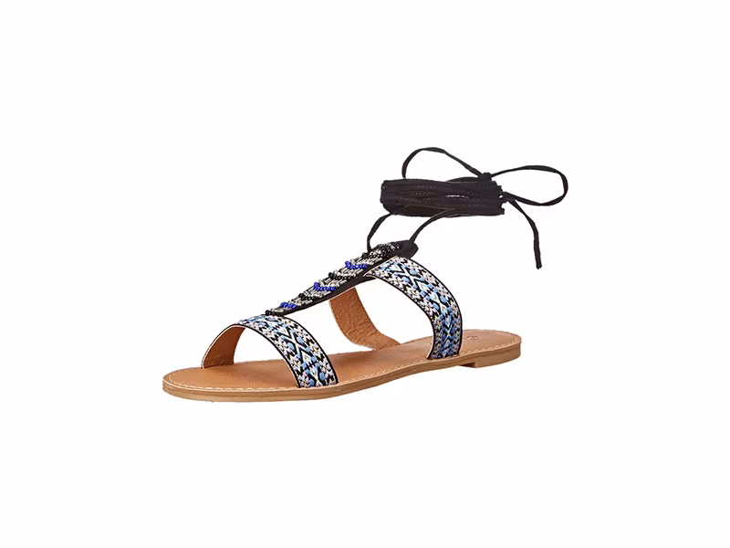 Qupid Athena-905A Flat Sandal