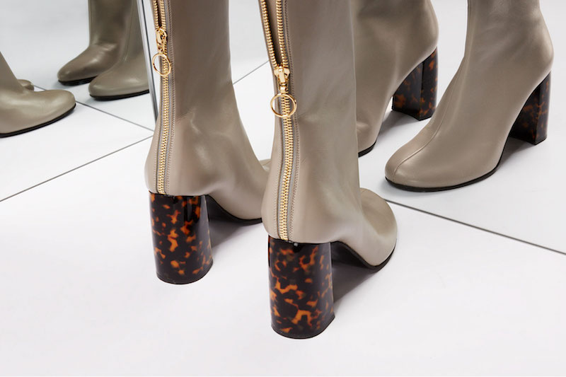 Stella McCartney Tortoiseshell Block-heel Faux-leather Boots