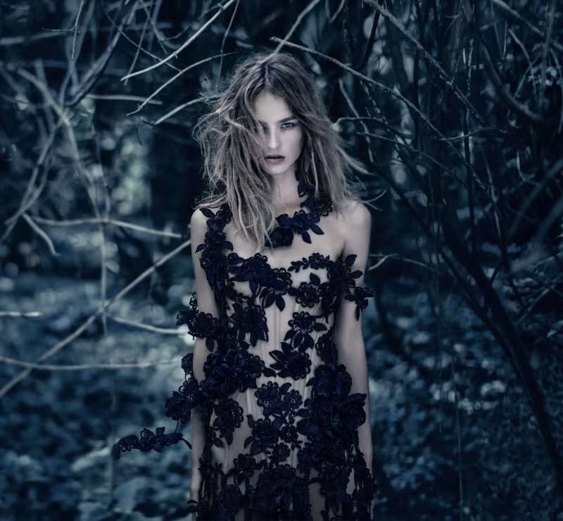 Alexander McQueen McQueen Parfum Campaign feat. Maartje Verhoef
