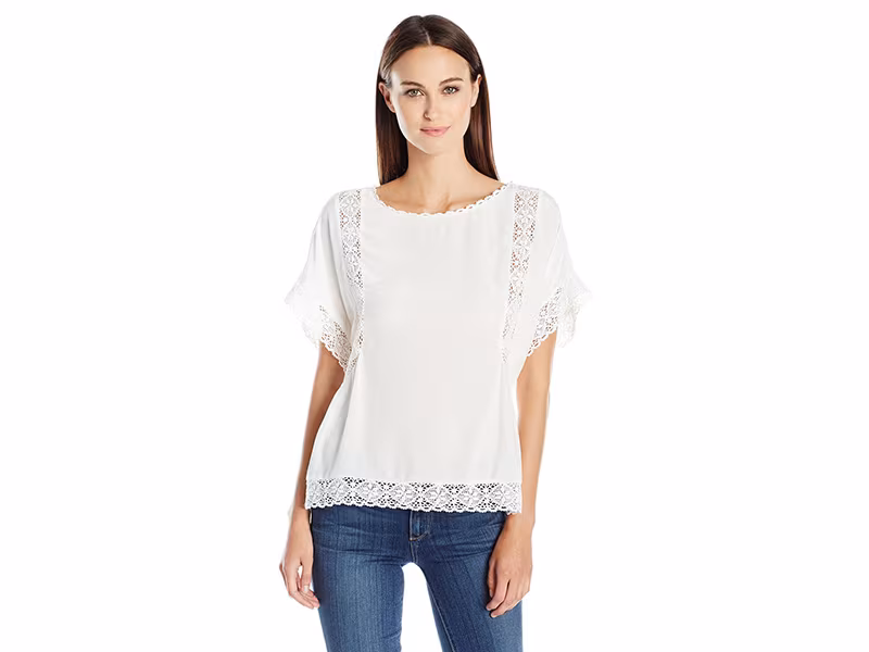 BB Dakota Arlene Lace Trim Tank