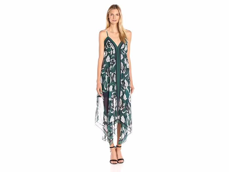 BCBGMax Azria Isabela A-Line Handkerchief Dress