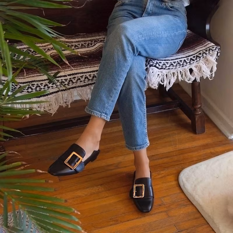 Bally Janelle Buckle Mule