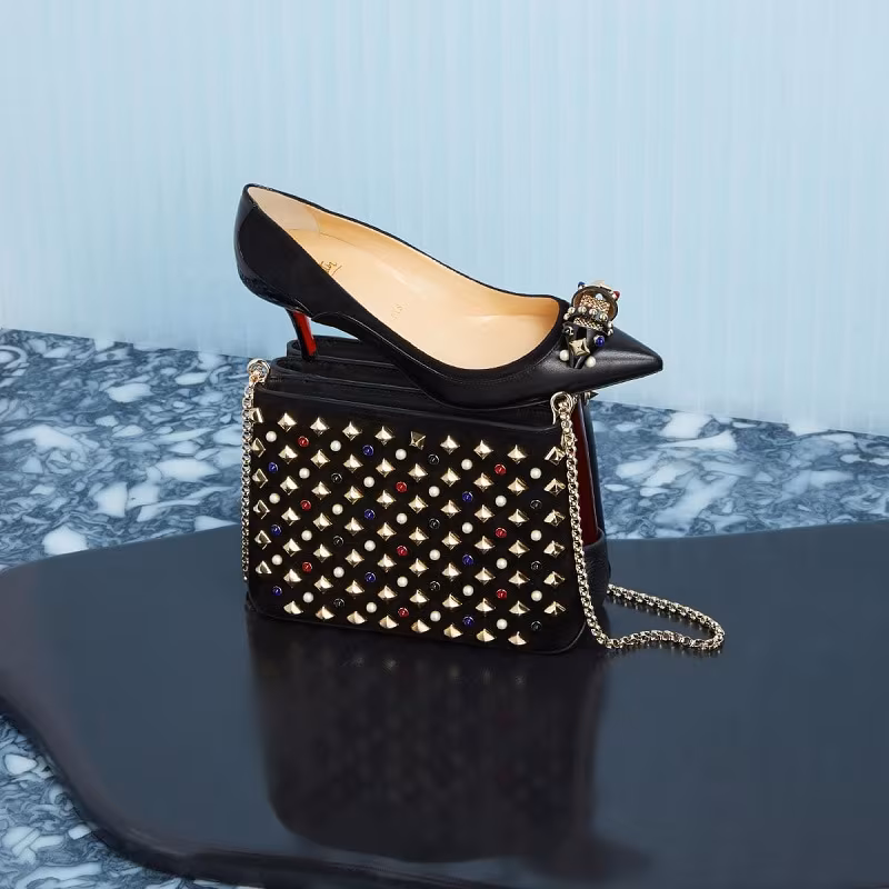 Christian Louboutin Tudorchic 70 nappa shiny