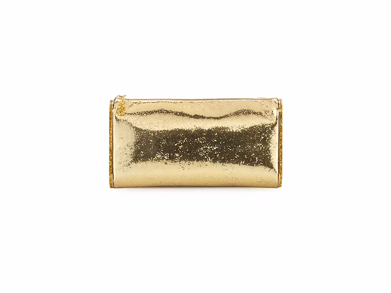 Edie Parker Lara Jumbo Metallic Clutch Bag