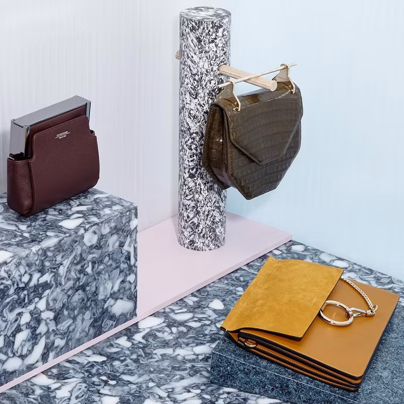 Estemporanea Two loves leather cross-body bag