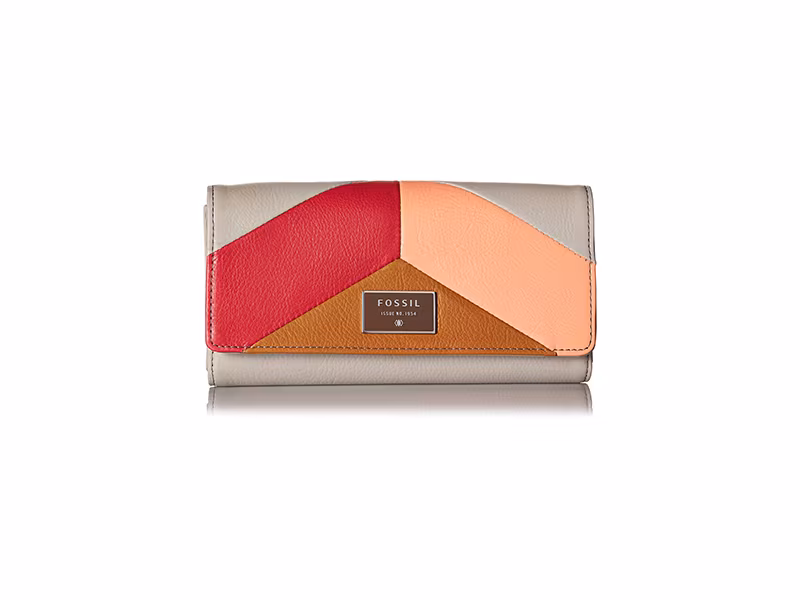 Fossil Dawson Flap PNKM Wallet