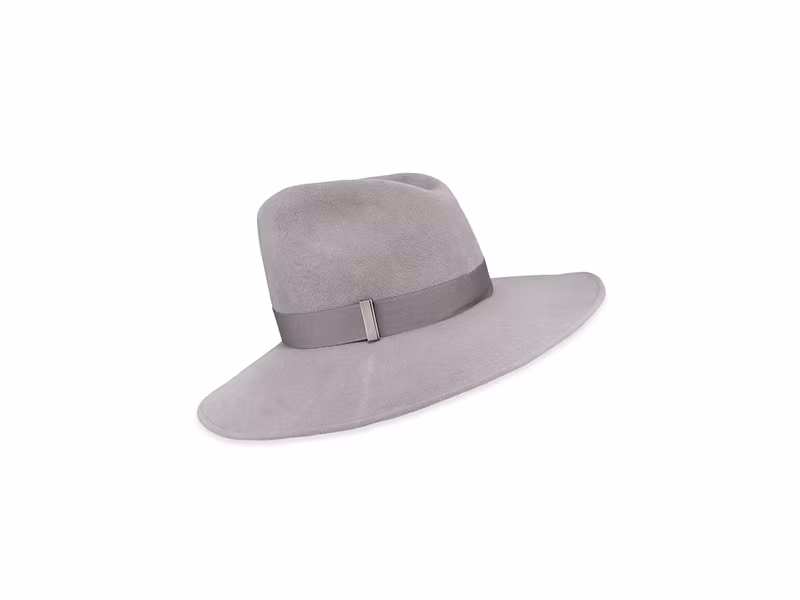 Gigi Burris Drake Wool Wide-Brim Fedora Hat