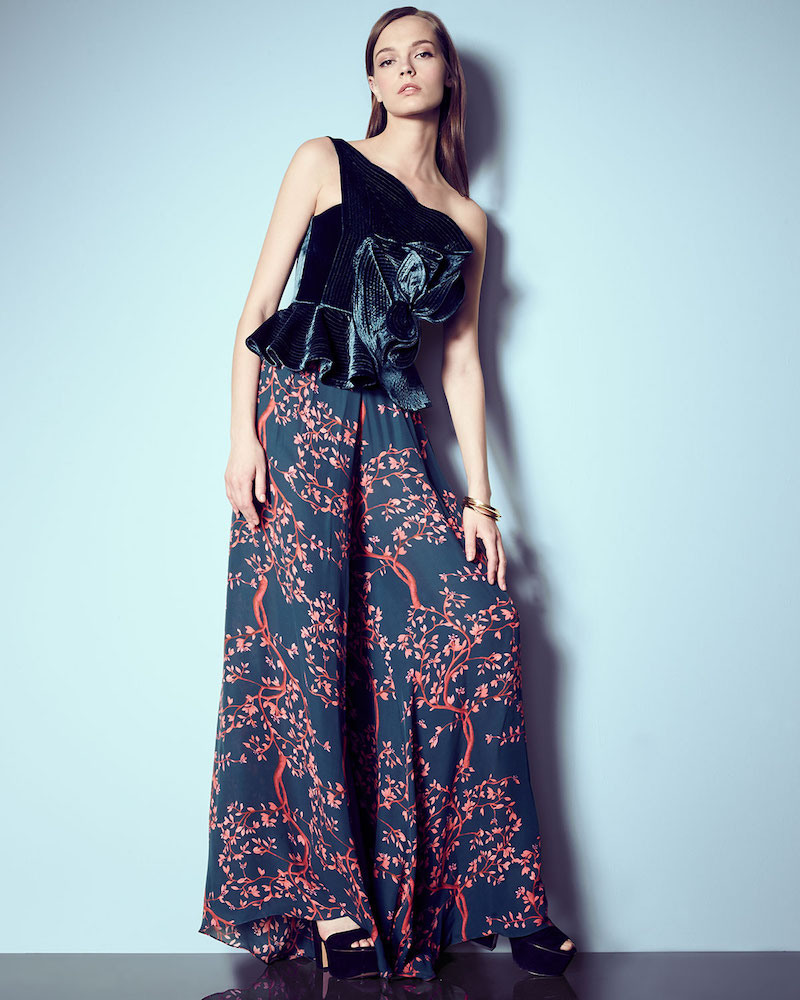 Johanna Ortiz Alfred the Great Floral Wide-Leg Pants