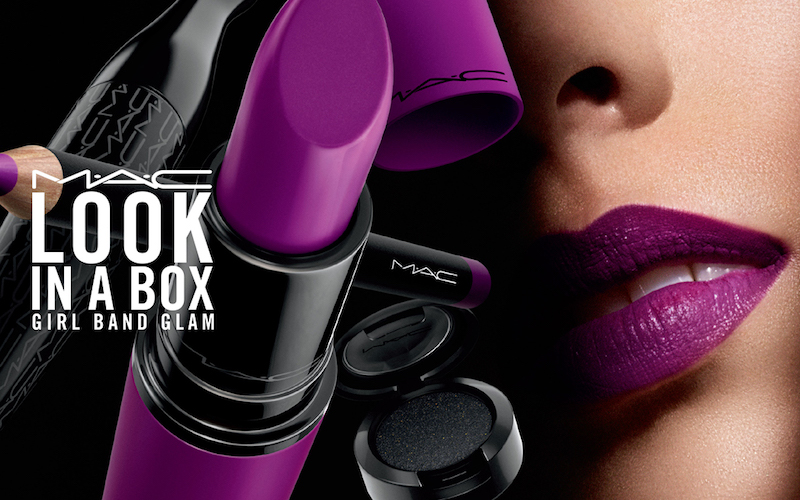 MAC Look in a Box Girl Band Glam Purple Lip & Eye Kit