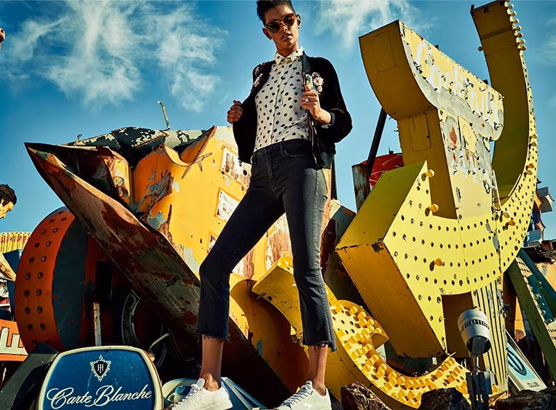 MOTHER Insider Cropped Skinny Jeans
