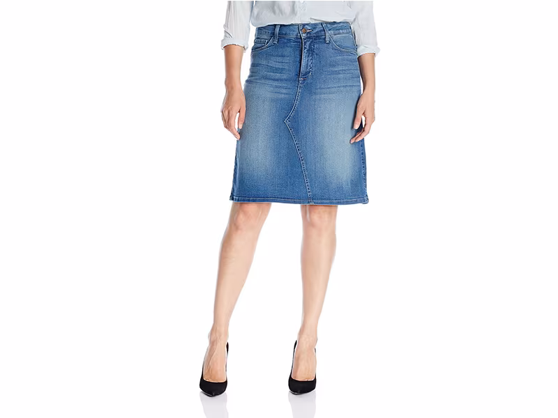NYDJ Alice A-Line Jean Skirt in Denim Istanbul Wash