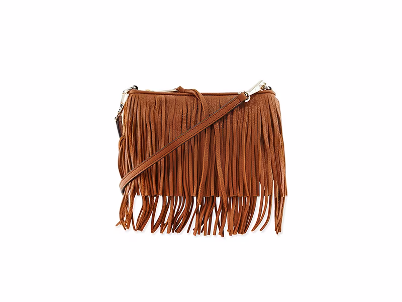 Rebecca Minkoff Finn Leather Fringe Crossbody Bag