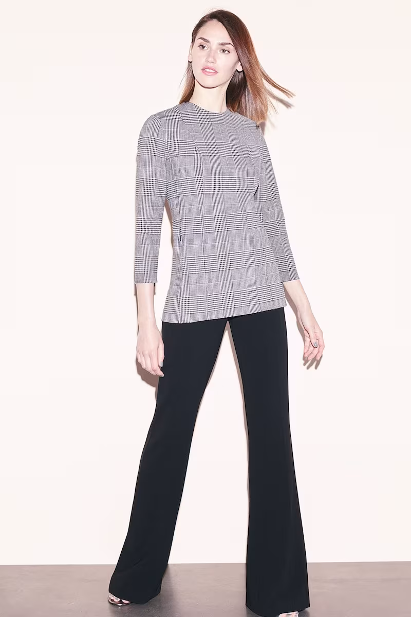 Theory Demitria Admiral Crepe Flare Leg Pants