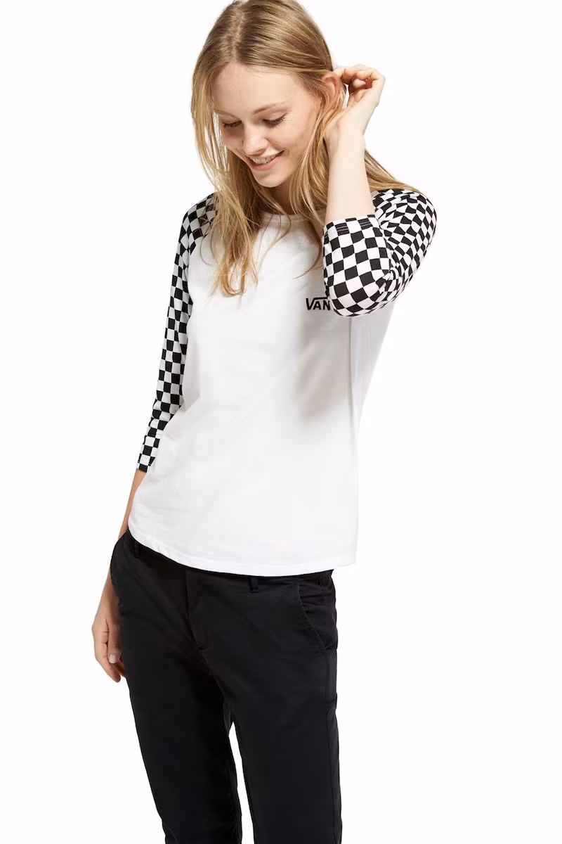 Vans Checker Raglan Tee