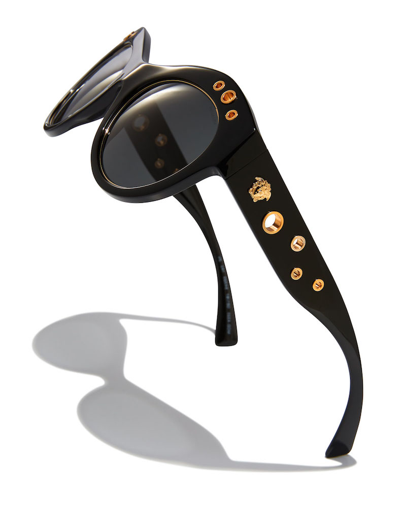 Versace Grommet Cat-Eye Sunglasses