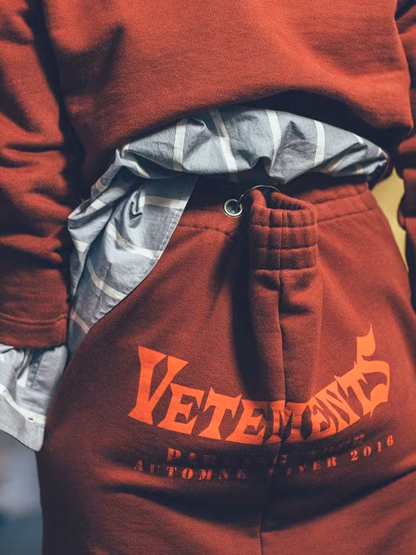Vetements Logo-print Cotton-blend Maxi Sweat Skirt