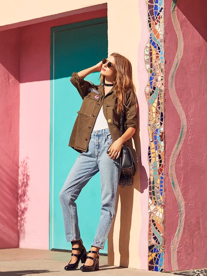 AGOLDE x REVOLVE Jamie High Rise Classic Jeans