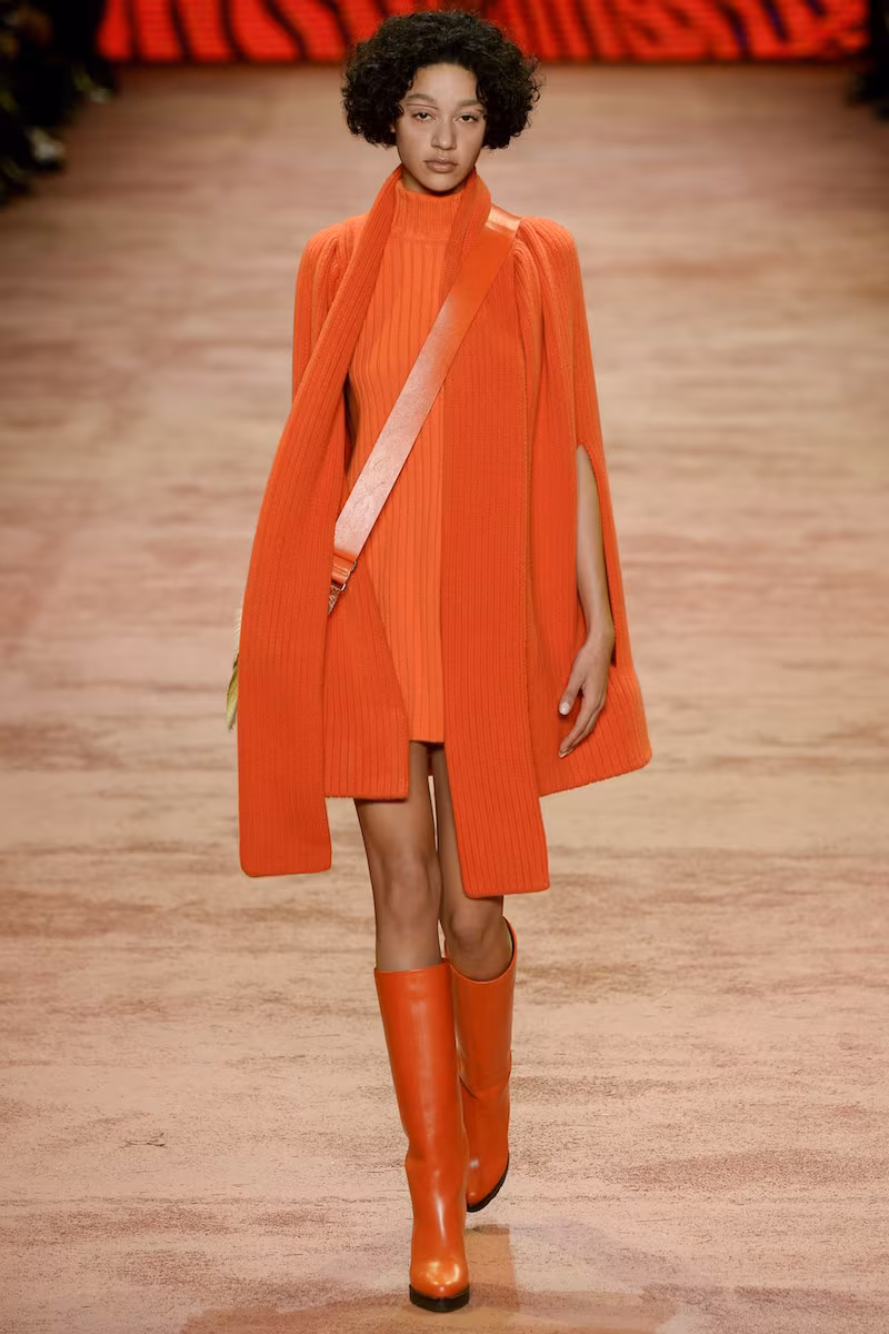 Akris Ribbed Cashmere Knit Cape