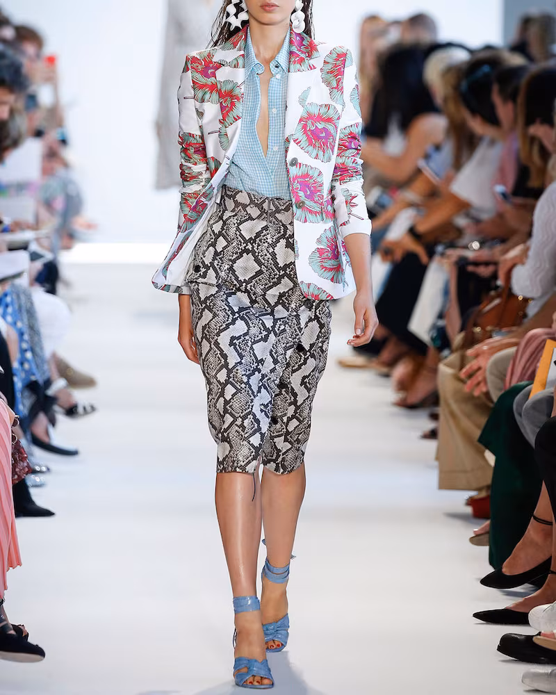 Altuzarra Fenice Floral Classic Blazer