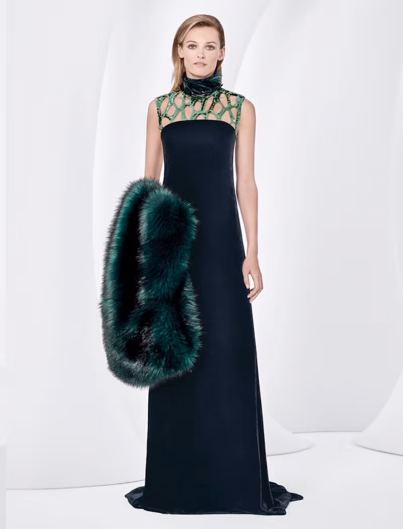 Dries Van Noten Velvet Gown