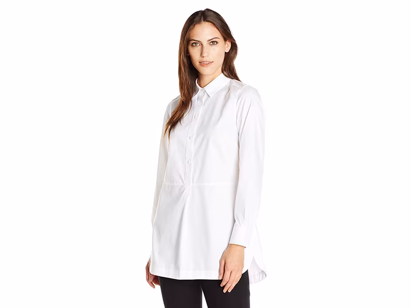 Foxcroft Long Sleeve Non Iron Tunic Shirt