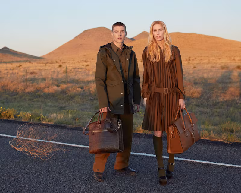 Ghurka Brookfield Leather Satchel Handbag