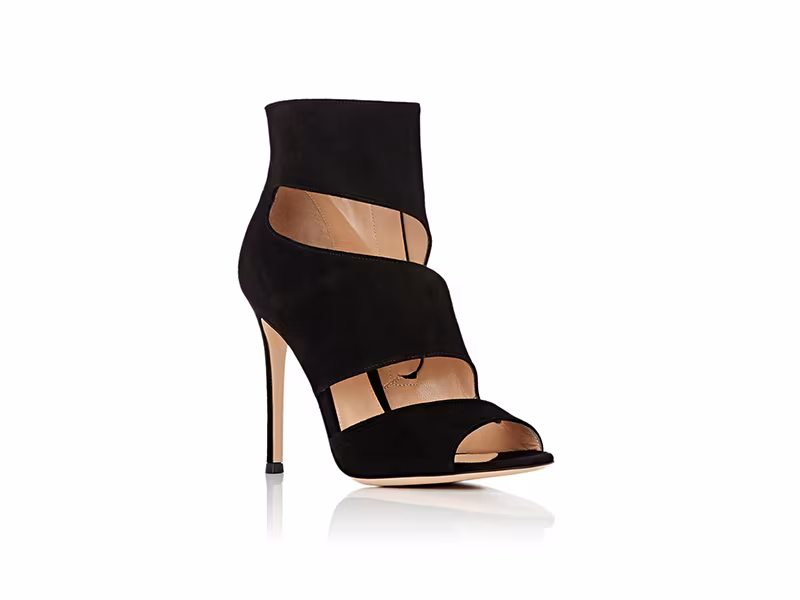 Gianvito Rossi Cutout Ankle Booties
