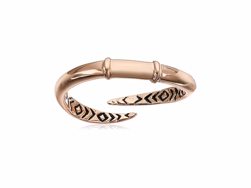 House of Harlow 1960 Rose Gold-Tone Arid Rid Ring