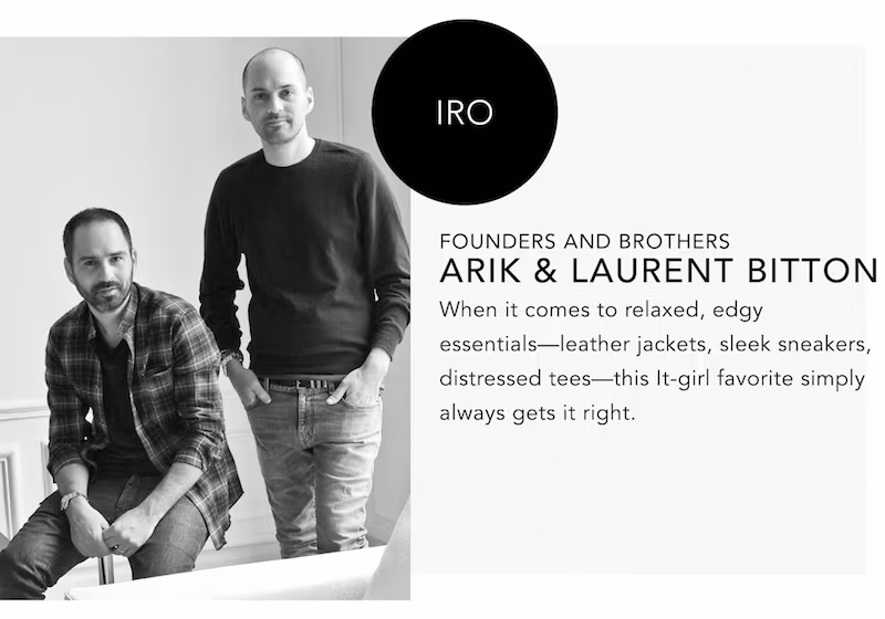 IRO at Paris Fashion Week