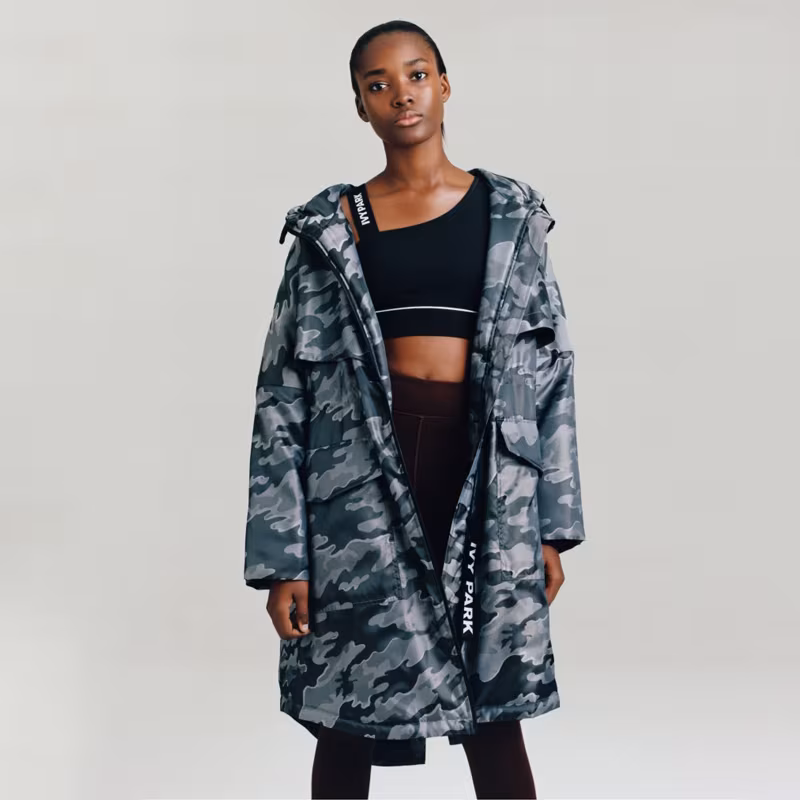 IVY PARK Camo Jacquard Luxe Parka