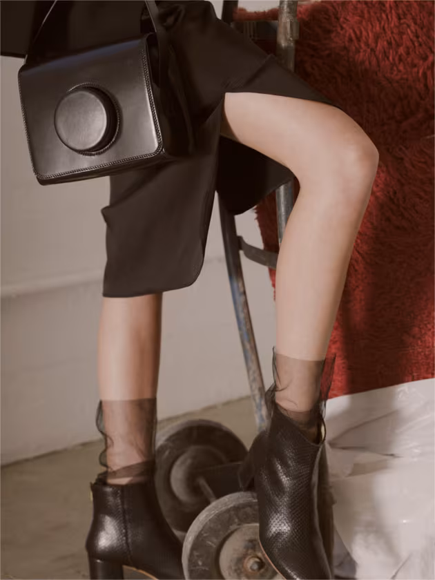 Lemaire Camera Bag in Black