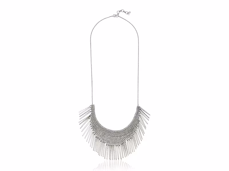Lucky Brand Silver Major Fringe Necklace