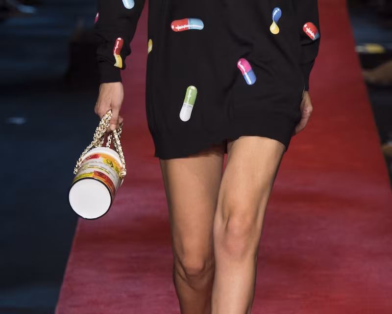 Moschino Pill Bottle Shaped Shoulder Bag