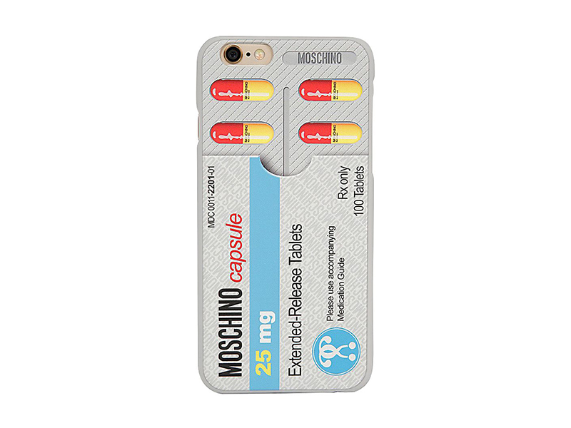 Moschino Pill Pack Printed iPhone Case