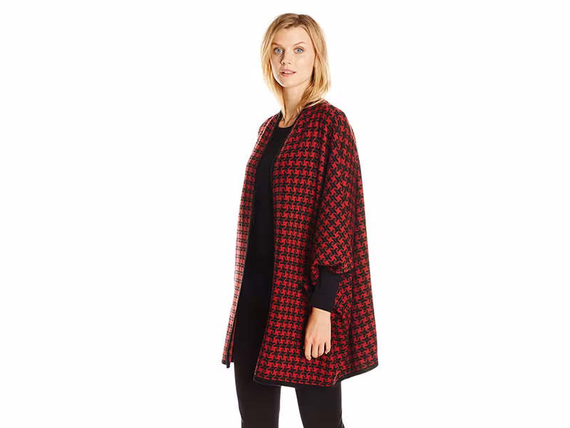 Pendleton Houndstooth Cape