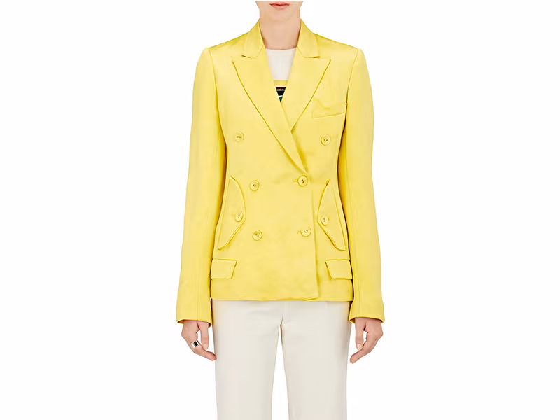 Sies Marjan Silk Double Breasted Jacket