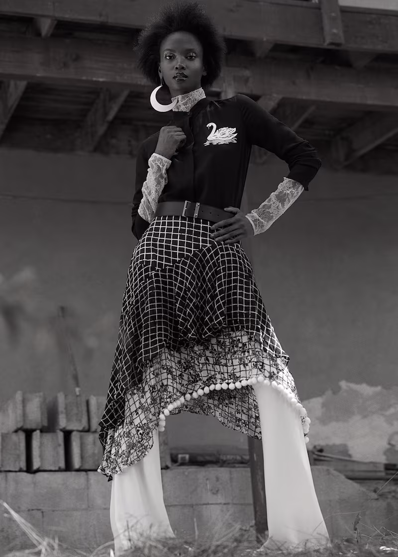 Stella McCartney Swan Print Blouse