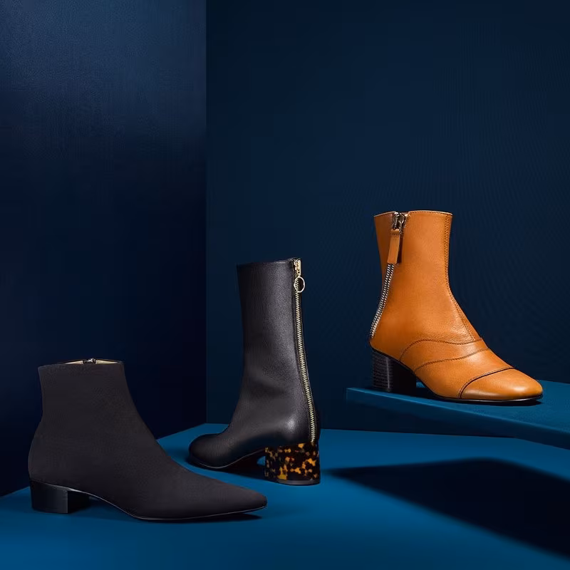 The Row Ambra Suede Boots
