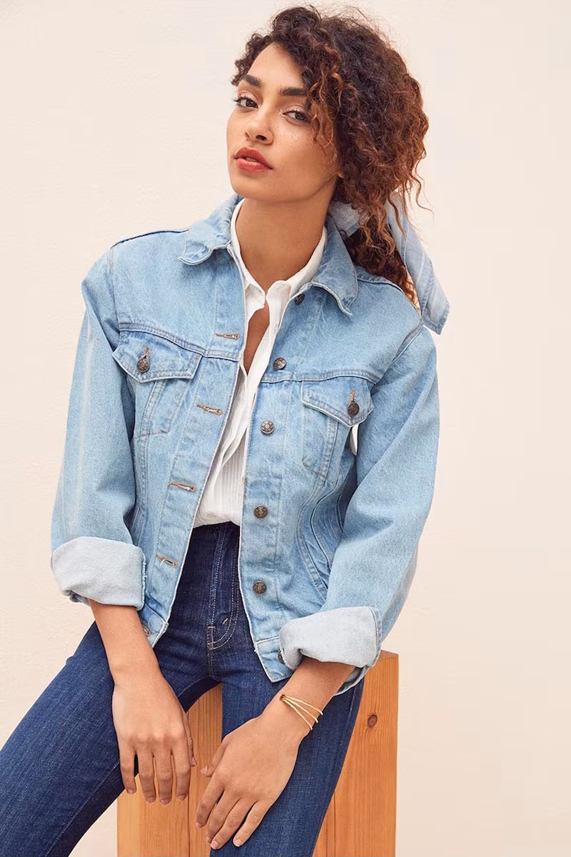 Understated Leather Go Sit on a Cactus Denim Jacket