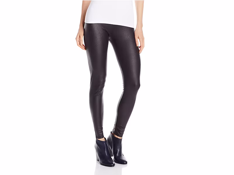Via Spiga Cracked Faux Leather Legging