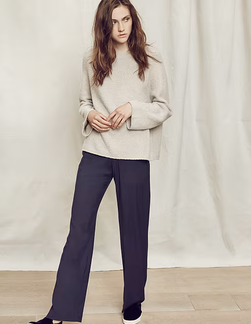 Vince Deconstructed Wide Leg Pants