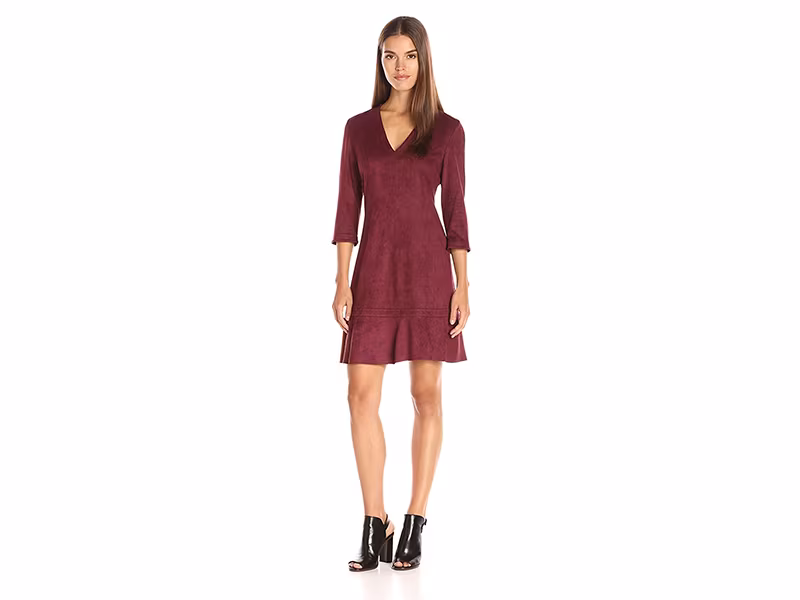 Yoana Baraschi California Dreaming Suede Tunic Dress