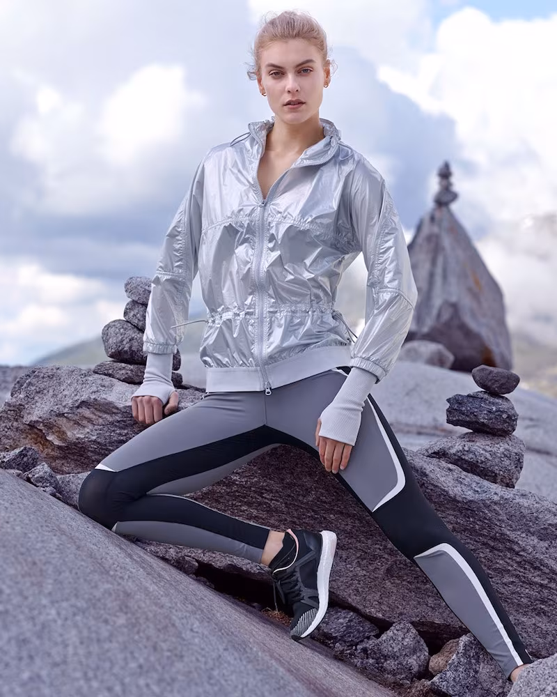 adidas By Stella McCartney Run Metallic Performance Jacket