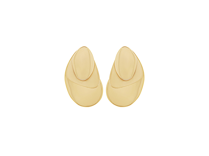 Charlotte Chesnais Droplet Gold-Plated Earrings
